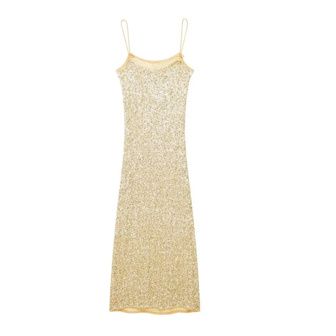 Sequin Midi Dress