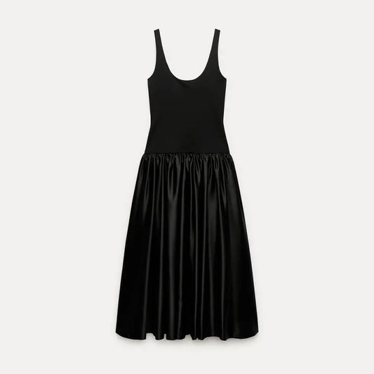 Sleeveless A-line Sling Dress