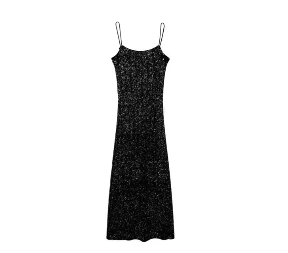 Sequin Midi Dress